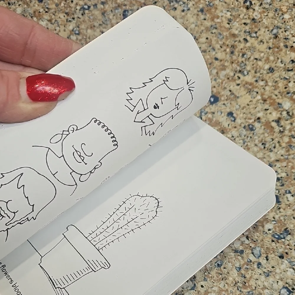 Pocket Doodles Book NWOT for Young Artists - Orange